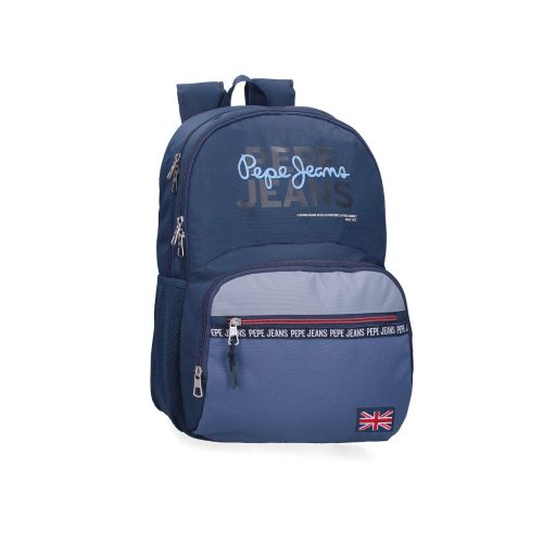 Sac scolaire pour un enfant en école primaire du CP au CM2 ou collège à roulettes amovible de bonne qualité et solide revendeur sac école boutique pour enfant st pierre st denis 974 ile de la reunion PEPE JEANS BLEU JEAN garçon