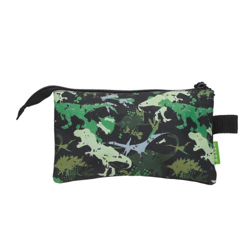 Trousse triple compartiment de qualité pour enfant boutique pour enfant saint pierre ILE DE LA REUNION rentrée des classes écoles livraison 974 ste marie dinosaure