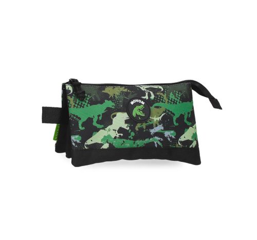 Trousse triple compartiment de qualité pour enfant boutique pour enfant saint pierre ILE DE LA REUNION rentrée des classes écoles livraison 974 ste marie dinosaure