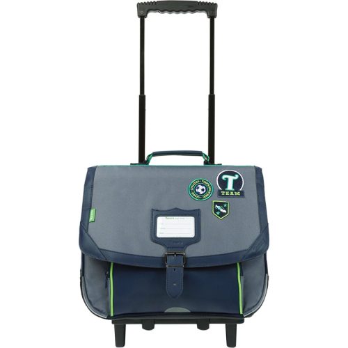 Cartable trolley TIAGO gris revendeur officiel TANN'S rentrée scolaire livraison la réunion 974 magasin à st pierre 97410 et Duparc Sainte Marie 97438