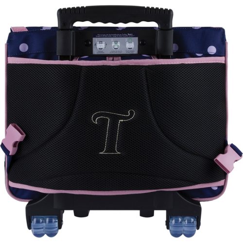 Cartable trolley ROMY BLEU revendeur officiel TANN'S rentrée scolaire livraison la réunion 974 magasin à st pierre 97410 et Duparc Sainte Marie 97438