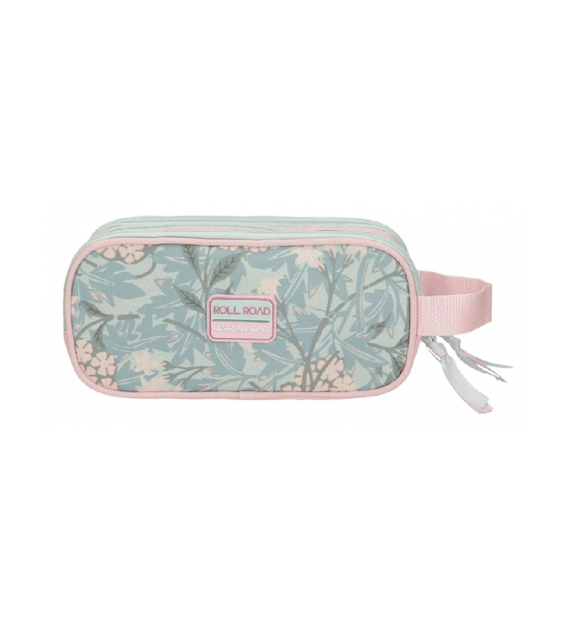 Trousse triple compartiment de qualité pour enfant boutique pour enfant saint pierre ILE DE LA REUNION rentrée des classes écoles livraison 974 FILLE SPRING ROSE