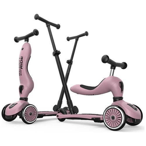 Porteur évolutif trottinette enfant HIGHKICKWAY PUSH AND GO SCOOT AND RIDE magasin de jouet à st pierre 97410 livraison la Reunion 974 centre commercial DUPARC 97438 livraison France métropolitaine