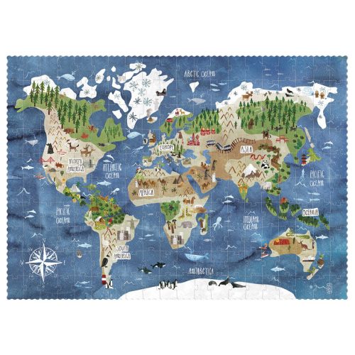 Puzzle d'observation DISCOVER THE WORLD puzzle 200 pièces magasin de jouets en bois à st pierre 97410 ste marie duparc 97438 livraison la réunion 974 et France métropolitaine