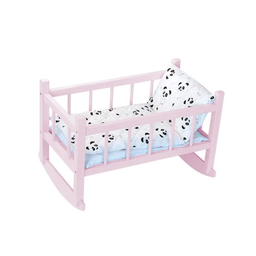 Lit berceau en bois pour poupée et poupon jouet en bois enfant boutique concept store jouet originaux tendance et de qualité ile de la reunion 974 revendeur officiel VILAC