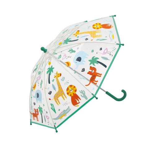Parapluie transparent Couleurs changeantes boutique pour enfant saint pierre reunion 974 jungle