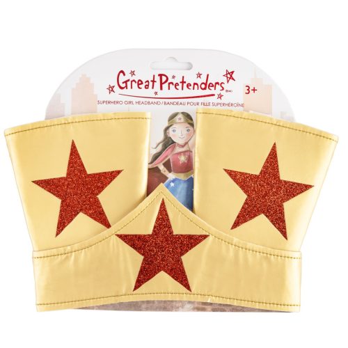 Bandeau et Bracelet de Super Héroïne déguisement pour enfant fille et garçon de qualité et originale boutique pour enfant saint pierre ile de la reunion 974 revendeur great pretenders