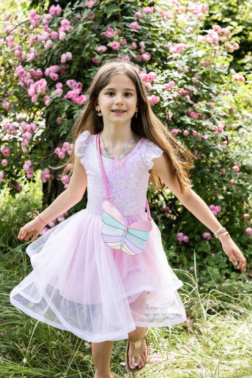 Robe PAILLETTES ROSE déguisement pour enfant fille et garçon de qualité et originale boutique pour enfant saint pierre ile de la reunion 974 revendeur great pretenders