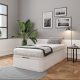 Lit coffre DREAM 90X200 fabrication française lit avec rangement magasin de mobiliers enfant et ados à st pierre 97410 livraison LA REUNION et LA FRANCE