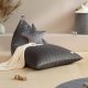 Pouf VELVET ESSAOUIRA Déhoussable en velours bio recyclé revendeur officiel nobodinoz ile de la reunion 974 boutique déco enfant SLATE GREY