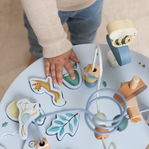 Table d'activité FOREST FRIENDS jeu éveil bébé table de motricité revendeur Little dutch magasin de jouets en bois et montessori à st pierre 97410 livraison la réunion 974