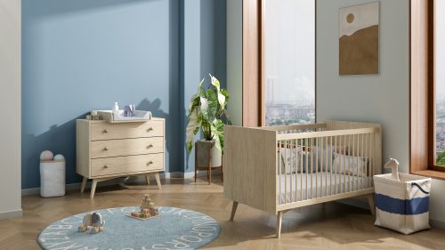 Chambre bébé AMBRE mobilier bébé haut de gamme qualité éco responsable magasin de meubles à st pierre 97410 et Duparc livraison LA REUNION 974