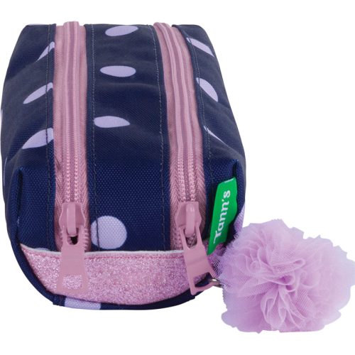 Trousse double ROMY BLEU revendeur officiel TANN'S rentrée scolaire livraison la réunion 974 magasin à st pierre 97410 et Duparc Sainte Marie 97438