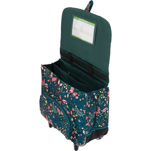 Cartable trolley ROMANE VERT revendeur officiel TANN'S rentrée scolaire livraison la réunion 974 magasin à st pierre 97410 et Duparc Sainte Marie 97438