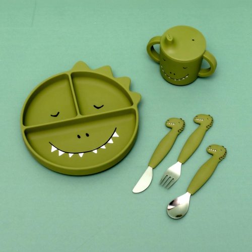 Assiette avec ventouse en silicone et compartiments (Plusieurs modèles disponibles) revendeur officiel TRIXIE boutique pour enfant st pierre st denis sainte marie ile de la reunion 974