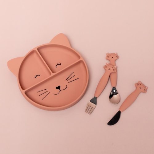 Assiette avec ventouse en silicone et compartiments (Plusieurs modèles disponibles) revendeur officiel TRIXIE boutique pour enfant st pierre st denis sainte marie ile de la reunion 974