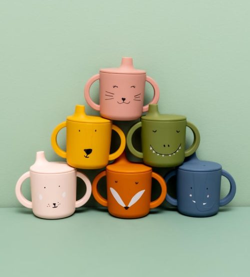 Tasse d'apprentissage en silicone (Plusieurs modèles disponibles) revendeur officiel TRIXIE boutique pour enfant st pierre st denis sainte marie ile de la reunion 974