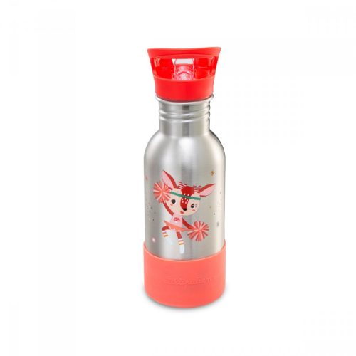 Gourde en acier inoxydable stella la biche marque LILLIPUTIENS rentrée scolaire livraison LA REUNION 974 magasin à saint pierre 97410 et Sainte Marie DUPARC 97438