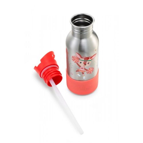 Gourde en acier inoxydable stella la biche marque LILLIPUTIENS rentrée scolaire livraison LA REUNION 974 magasin à saint pierre 97410 et Sainte Marie DUPARC 97438