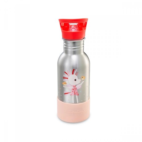 Gourde en acier inoxydable lena la licorne marque LILLIPUTIENS rentrée scolaire livraison LA REUNION 974 magasin à saint pierre 97410 et Sainte Marie DUPARC 97438