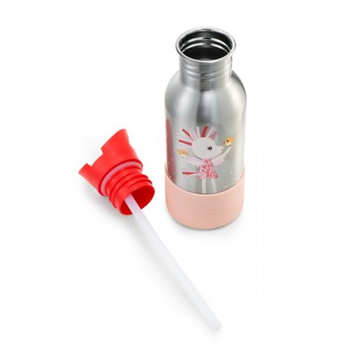Gourde en acier inoxydable lena la licorne marque LILLIPUTIENS rentrée scolaire livraison LA REUNION 974 magasin à saint pierre 97410 et Sainte Marie DUPARC 97438