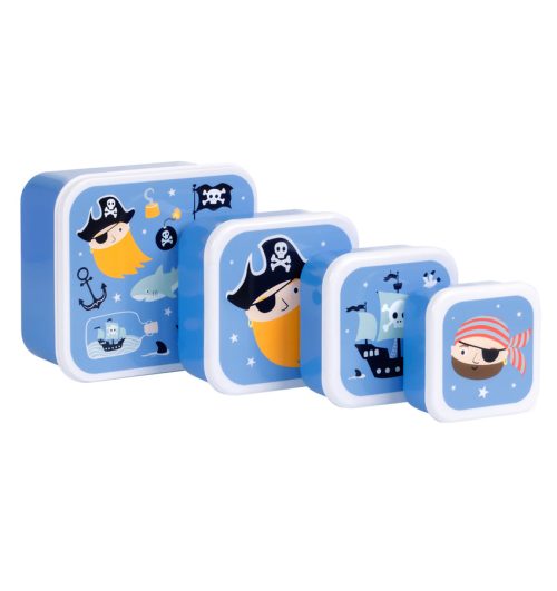 Lot de 4 boîtes à goûter pour enfant magasin saint pierre st denis reunion 974 livraison rentrée des classes