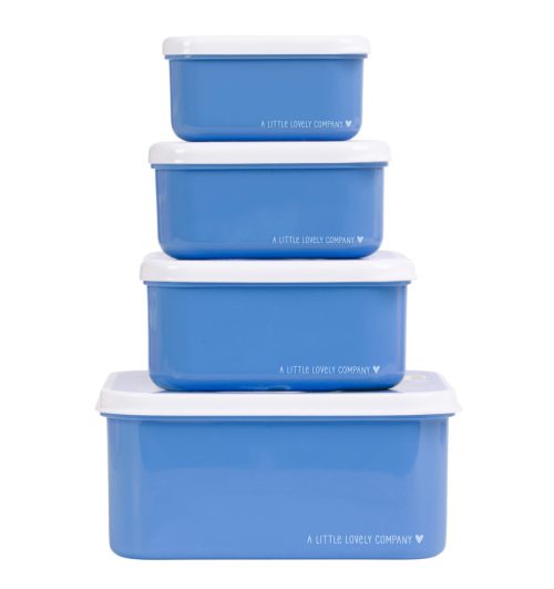 Lot de 4 boîtes à goûter pour enfant magasin saint pierre st denis reunion 974 livraison rentrée des classes