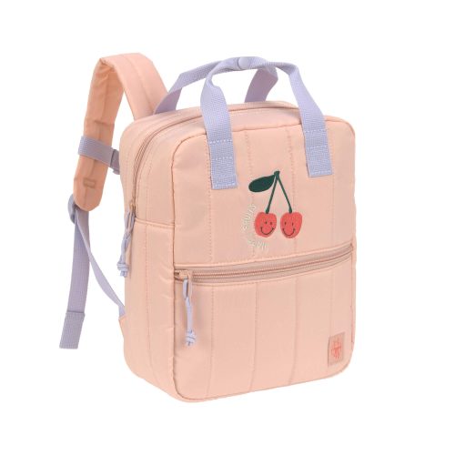 Sac à dos pour Crèche ou Maternelle avec compartiment à goûter LITTLE GANG CERISE revendeur officiel MARQUE LÄSSIG pour enfant boutique pour enfant saint pierre ILE DE LA REUNION rentrée des classes écoles livraison 974