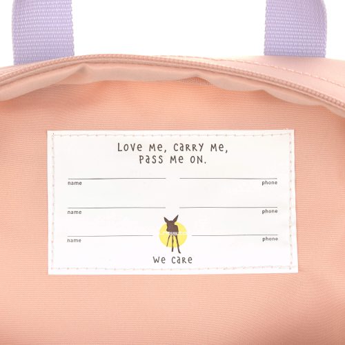 Sac à dos pour Crèche ou Maternelle avec compartiment à goûter LITTLE GANG CERISE revendeur officiel MARQUE LÄSSIG pour enfant boutique pour enfant saint pierre ILE DE LA REUNION rentrée des classes écoles livraison 974