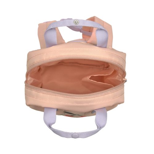 Sac à dos pour Crèche ou Maternelle avec compartiment à goûter LITTLE GANG CERISE revendeur officiel MARQUE LÄSSIG pour enfant boutique pour enfant saint pierre ILE DE LA REUNION rentrée des classes écoles livraison 974