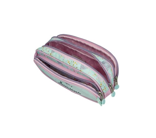 Trousse triple compartiment de qualité pour enfant boutique pour enfant saint pierre ILE DE LA REUNION rentrée des classes écoles livraison 974 ste marie fille