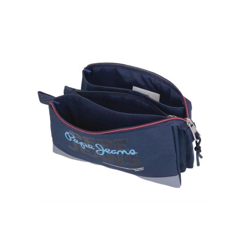 Trousse triple compartiment de qualité pour enfant boutique pour enfant saint pierre ILE DE LA REUNION rentrée des classes écoles livraison 974 PEPE JEANS