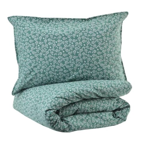 Parure housse de couette 100X140 coton bio MAHE gaze de coton bio revendeur LITTLE CREVETTE magasin pour enfant st pierre 97410 livraison 974 La Réunion