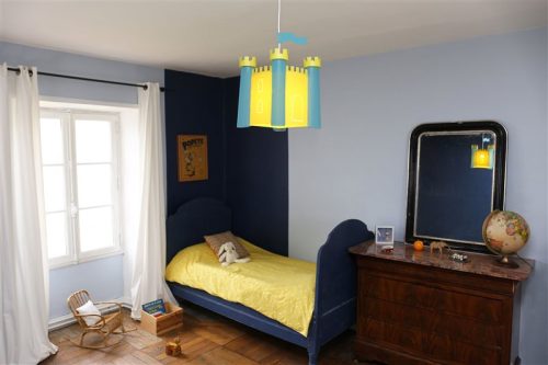luminaire suspension enfant château fort fabriqué en France magasin de déco chambre enfant à st pierre 97410 duparc 97438 livraison la réunion 974