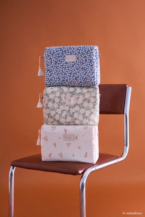Trousse de toilette en coton biologique DIVA revendeur officiel nobodinoz boutique concept store ile de la reunion 974