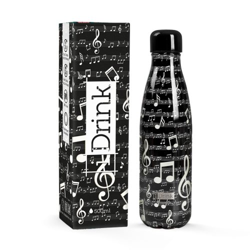 Bouteille isotherme i-total i-drink music Gourde isotherme en acier inoxydable école rentrée des classes école boutique enfant saint pierre reunion 974
