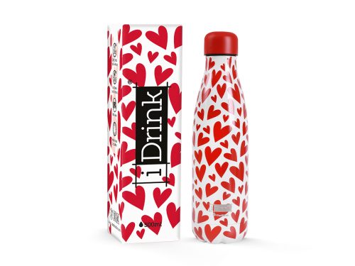 Bouteille isotherme i-total i-drink follow your heart Gourde isotherme en acier inoxydable école rentrée des classes école boutique enfant saint pierre reunion 974