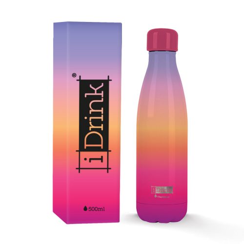 Bouteille isotherme i-total i-drink sunset Gourde isotherme en acier inoxydable école rentrée des classes école boutique enfant saint pierre reunion 974