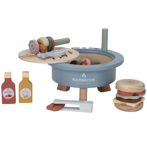 Ensemble barbecue en bois LITTLE DUTCH magasin de jouets en bois à Saint Pierre 97410 livraison LA REUNION 974