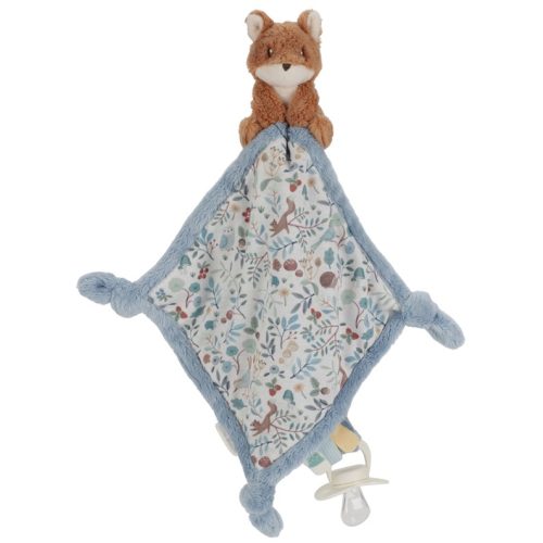 Doudou carré Renard FOREST FRIENDS marque LITTLE DUTCH magasin de jouets à st pierre 97410 livraison La Réunion 974
