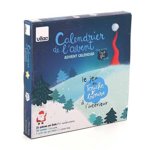 Calendrier de l'avent touche et trouve de la marque VILAC magasin de jouets en bois à st pierre 97410 livraison LA REUNION 974