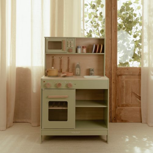 Cuisine enfant en bois vert menthe LITTLE DUTCH jeu imitation magasin de jouet en bois à st pierre 97410 livraison REUNION 974
