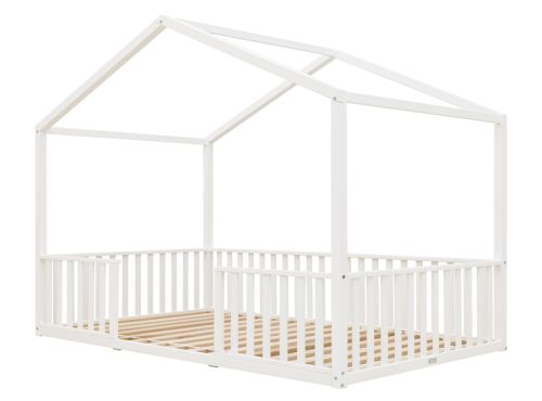 Lit 90x200 cabane Montessori LINA avec barrière magasin de meuble pour jeune enfant ILE DE LA REUNION livraison sur toute l'ile saint pierre 974 97410