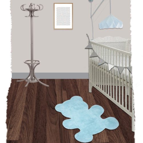 tapis lavable en machine coton déco chambre d'enfant et bébé la réunion 974