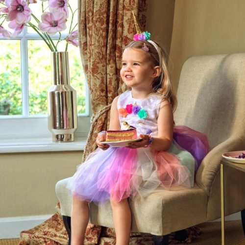 Robe LICORNE de la marque SOUZA déguisement pour enfant de qualité et originale boutique pour enfant saint pierre ile de la reunion 974