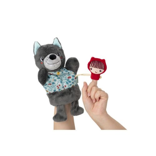 Marionnette Louis le loup jeu éveil bébé magasin de jouets à Saint Pierre 97410 livraison la réunion 974 Livraison DUPARC 97438