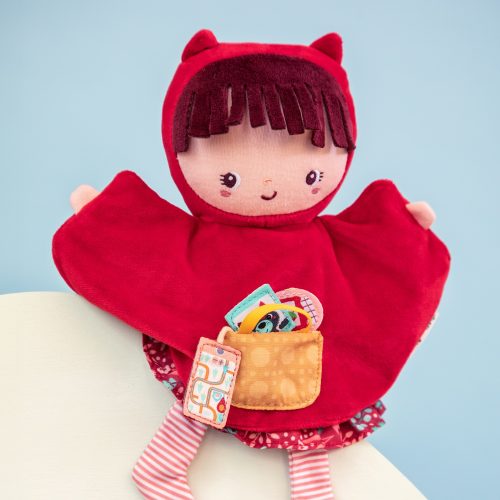 Marionnette à main CHAPERON ROUGE Boutique de jouets pour enfant Revendeur officiel LILLIPUTIENS jouets d’éveil en bois et tissu livraison sur toute l'ile ile de la réunion 974
