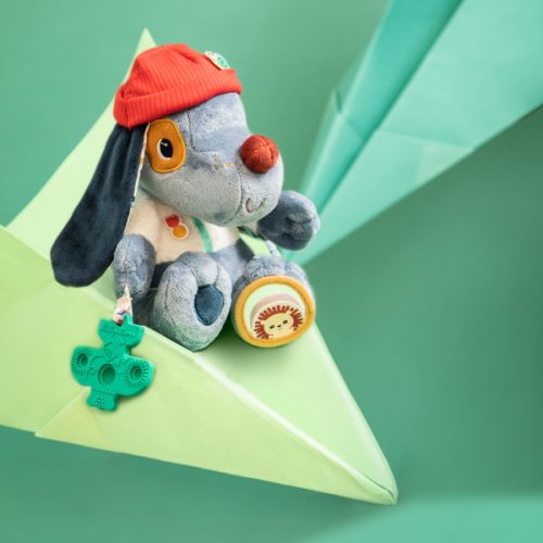 Peluche multiactivités Jules le chien jeu éveil bébé magasin de jouets à Saint Pierre 97410 livraison la réunion 974