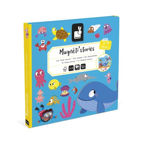 Magnéti'stories LES FONDS MARINS jeu éducatif magnétique revendeur officiel JANOD magasin de jouets en bois à st pierre 97410 livraison LA REUNION 974 duparc 97438