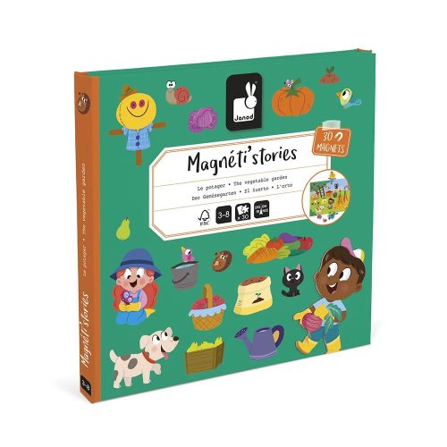 Magnéti'stories LE POTAGER jeu éducatif magnétique revendeur officiel JANOD magasin de jouets en bois à st pierre 97410 livraison LA REUNION 974 duparc 97438
